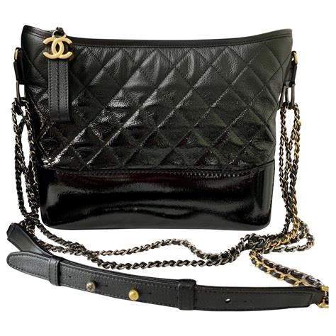 chanel gabrielle bag black|chanel gabrielle bag size.